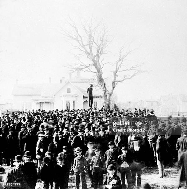 Lynching of a black man United States, Washington. Library of Congress.