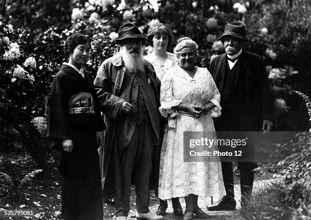 Takeko Kuroki, French painter Claude Monet , his niece Alice Butler , his step daughter, French painter Blanche Hoschede-Monet , and French statesman...