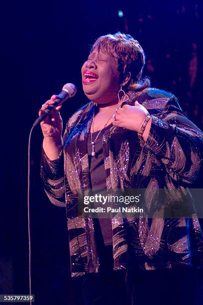 Marva Wright performs at the Koko Taylor Benefit at the House of Blues, Chicago, Illinois, November 19, 2006.