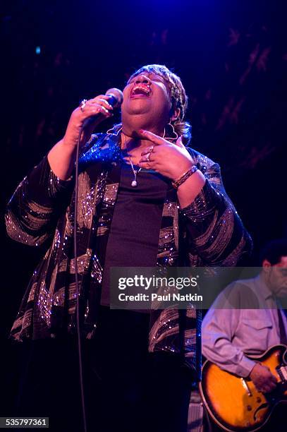 Marva Wright performs at the Koko Taylor Benefit at the House of Blues, Chicago, Illinois, November 19, 2006.