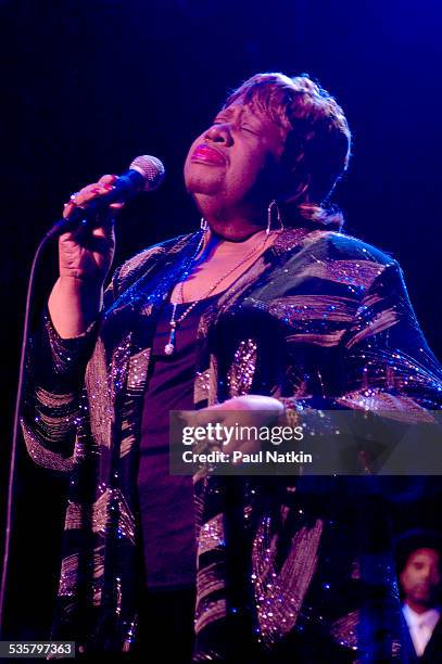 Marva Wright performs at the Koko Taylor Benefit at the House of Blues, Chicago, Illinois, November 19, 2006.