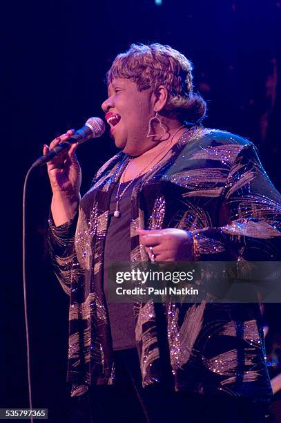 Marva Wright performs at the Koko Taylor Benefit at the House of Blues, Chicago, Illinois, November 19, 2006.