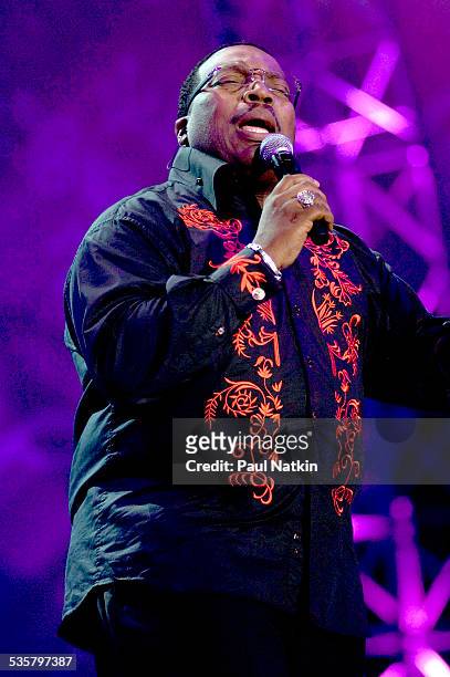 Singer Marvin Sapp performs at United Center, Chicago, Illinois, September 28, 2008.