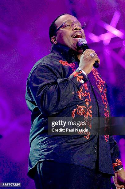 Singer Marvin Sapp performs at United Center, Chicago, Illinois, September 28, 2008.