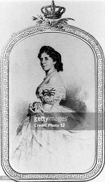 Empress Augusta, , Princess of Saxe-Weimar-Eisenach, Duchess in Saxony, Married Wilhelm I , German emperor and King of Prussia in 1829.