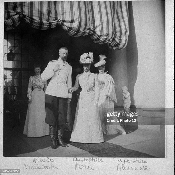 Nicholas Nikolaievich, Empress Maria Feodorovna and Empress Alexandra Feodorovna .