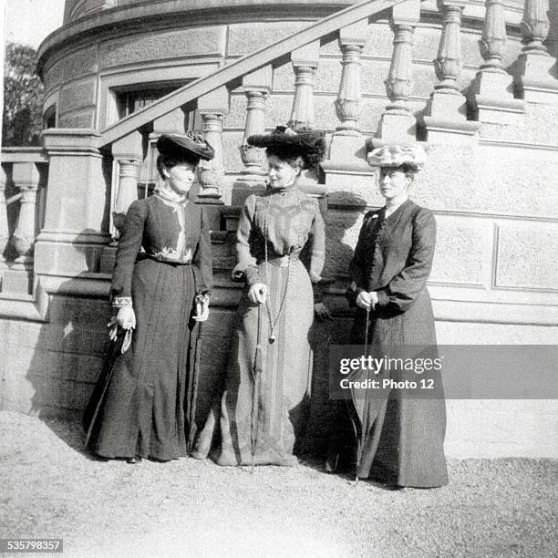 Empress Alexandra of Russia , , Empress of Russie , née Princess Alix of Hesse and the Rhineland, daughter of Grand Duke Ludwig IV of Hesse and the...