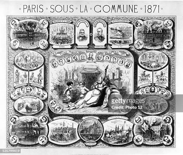 Paris under the Commune 1871.