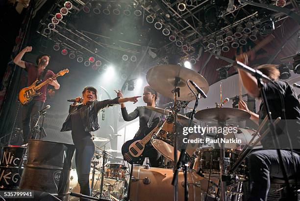 The band Nico Vega performs at the House of Blues, Chicago, Illinois, March 5, 2013.