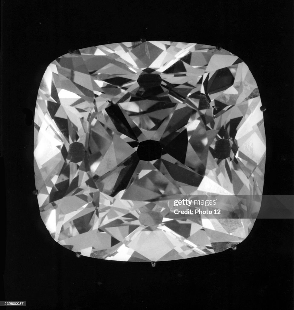 The Regent Diamond. One of the diamonds set in Louis XV's crown.