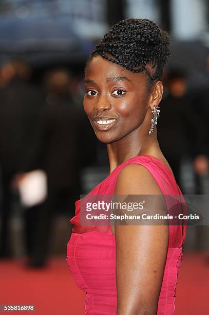 Aissa Maiga at the premiere for "Amour" during the 65th Cannes International Film Festival.