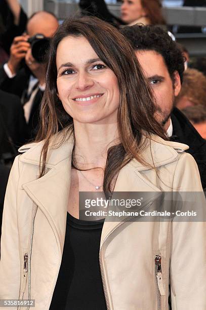 Aurélie Filippetti at the premiere for "Amour" during the 65th Cannes International Film Festival.