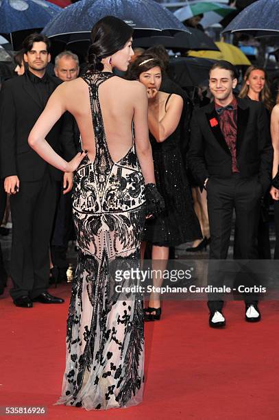 Liu Wen at the premiere for "Amour" during the 65th Cannes International Film Festival.