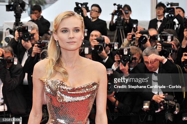 Diane Kruger at the premiere for "Amour" during the 65th Cannes International Film Festival.