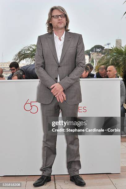 Andrew Dominik at the photo call for "Killing them softly" during the 65th Cannes International Film Festival.