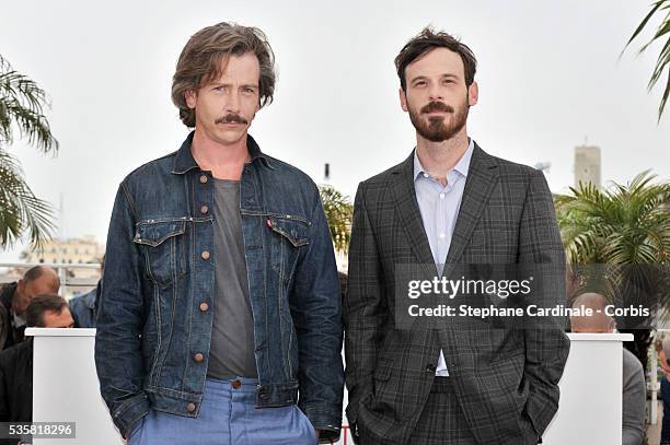 Ben Mendelsohn and Scoot McNairy at the photo call for "Killing them softly" during the 65th Cannes International Film Festival.