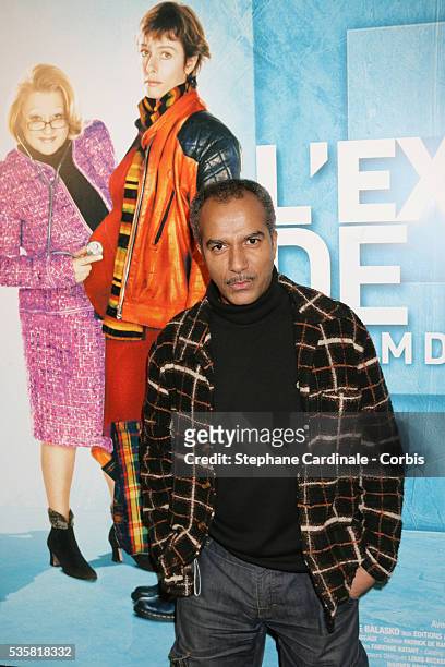 French actor and director Pascal Légitimus attends the premiere of the movie "L'Ex-Femme de Ma Vie" directed by Josiane Balasko.