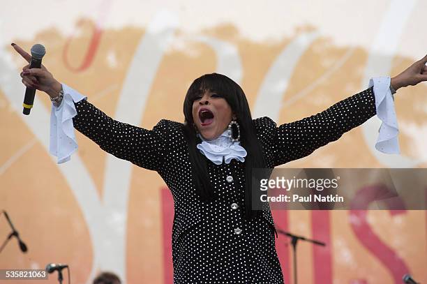 Vickie Winans performs at the Gospel Festival at Ellis Park, Chicago, Illinois, June 22, 2013.