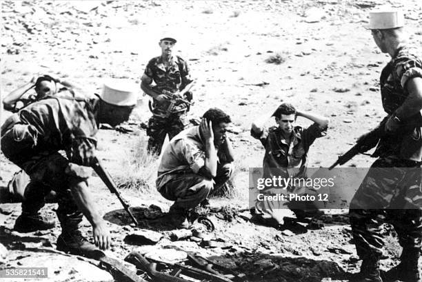 Prisoners captured by the Foreign Legion, 1954 - 1962, France - Algerian War of Independence.