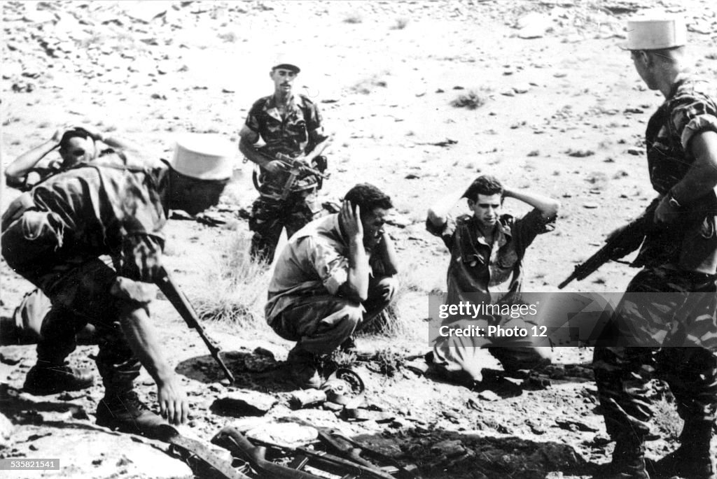 F.L.N. (National Liberation Front) prisoners captured by the Foreign Legion