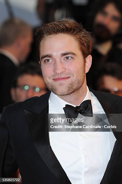 Robert Pattinson at the premiere for "Cosmopolis" during the 65th Cannes International Film Festival.