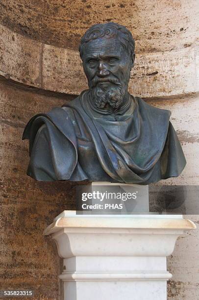 Michelangelo . Italian artist, Bust, Vatican.