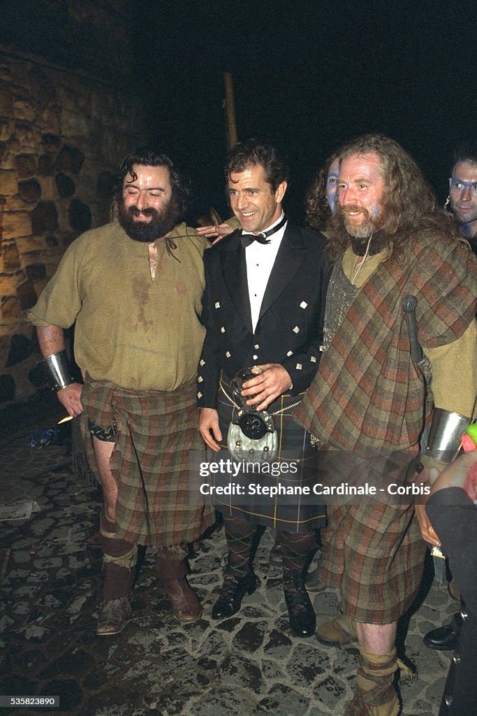 FILM PREMIERE: 'BRAVEHEART' IN STIRLING (SCOTLAND)