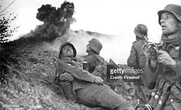 World War 2, German infantry during the battle of Greece. The Battle of Greece known as Operation Marita, name for the invasion of Greece by Germany...