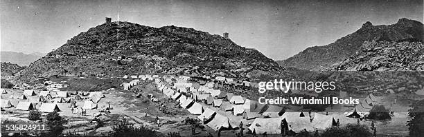 Chitral Relief camp, Malakhand, 1915.