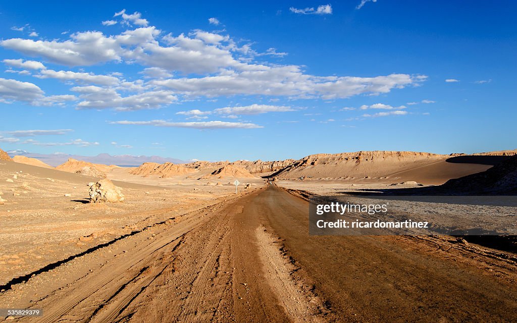 Chile, Road in desert