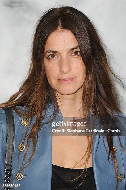 Joana Preiss attends the Chanel Haute-Couture Show as part of Paris Fashion Week Fall / Winter 2012/13 at Grand Palais.