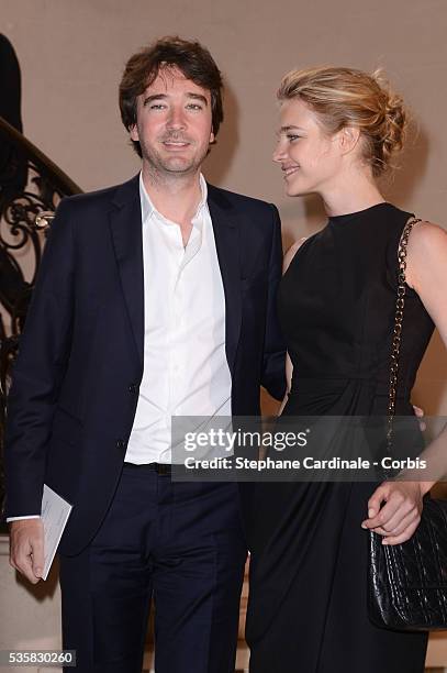 Antoine Arnault and Natalia Vodianova attend the Christian Dior Haute-Couture show as part of Paris Fashion Week Fall / Winter 2013.