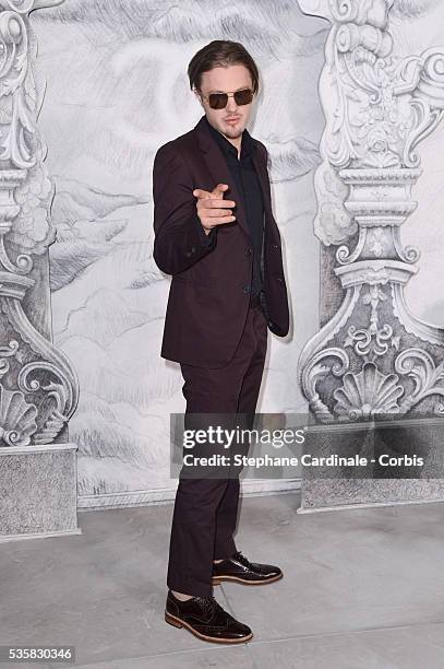 Michael Pitt attends the Chanel Haute-Couture Show as part of Paris Fashion Week Fall / Winter 2012/13 at Grand Palais.