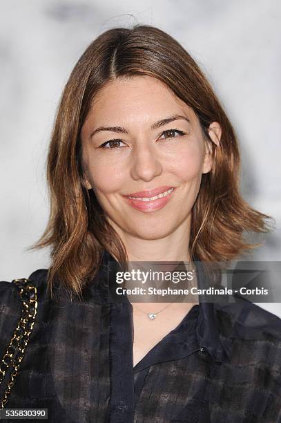 Sofia Coppola attends the Chanel Haute-Couture Show as part of Paris Fashion Week Fall / Winter 2012/13 at Grand Palais.