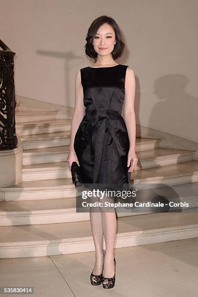 Ni Ni attends the Christian Dior Haute-Couture show as part of Paris Fashion Week Fall / Winter 2013.