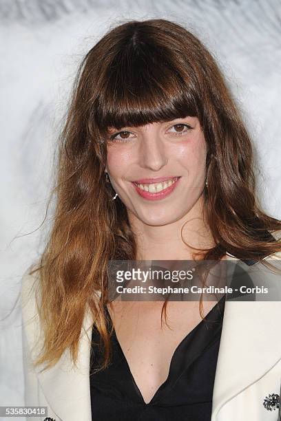 Lou Doillon attends the Chanel Haute-Couture Show as part of Paris Fashion Week Fall / Winter 2012/13 at Grand Palais.