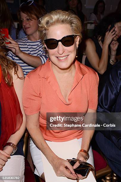 Bette Midler attends the Jean-Paul Gaultier Haute-Couture Show as part of Paris Fashion Week Fall / Winter 2012/13.