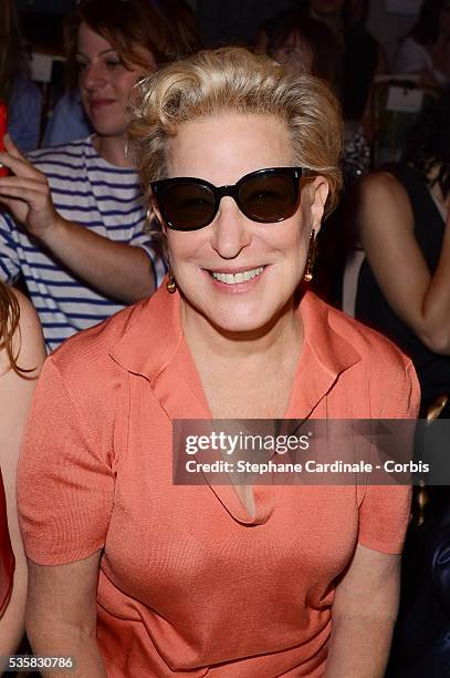 Bette Midler attends the Jean-Paul Gaultier Haute-Couture Show as part of Paris Fashion Week Fall / Winter 2012/13.