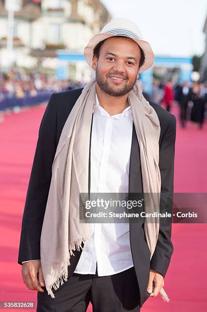 Fabrice Eboue attends the opening ceremony of the 38th Deauville American Film Festival, in Deauville.