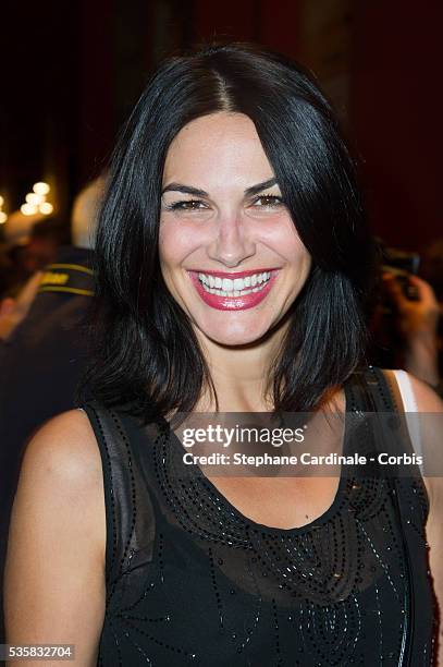 Helena Noguerra attends the opening ceremony dinner of the 38th Deauville American Film Festival, in Deauville.