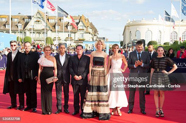 Members of the Jury, French choreographer Philippe Decoufle, French director Joan Sfar, French actress and president of the jury Sandrine Bonnaire,...