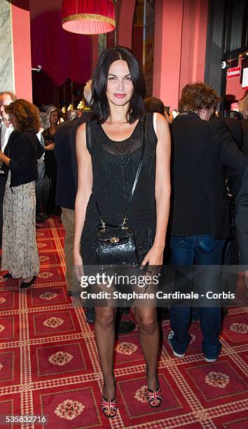 Helena Noguerra attends the opening ceremony dinner of the 38th Deauville American Film Festival, in Deauville.