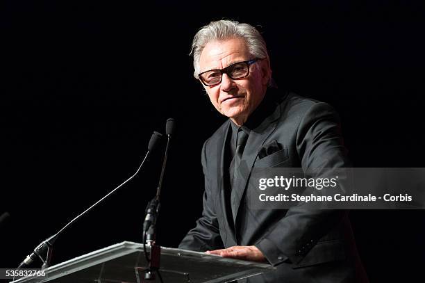 Actor Harvey Keitel attends the opening ceremony of the 38th Deauville American Film Festival, in Deauville.