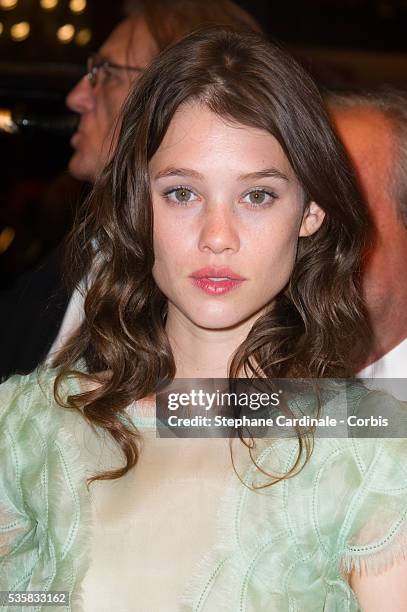 Astrid Berges Frisbey attends the opening ceremony dinner of the 38th Deauville American Film Festival, in Deauville.
