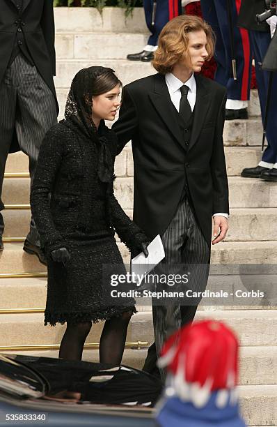 Charlotte and Andrea Casiraghi.