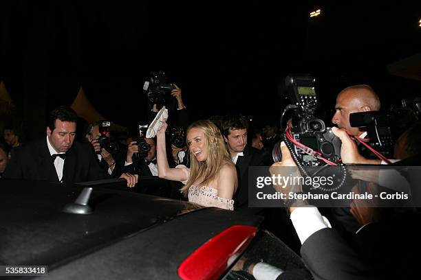 Actress Diane Kruger with actor/director and husband Guillaume Canet at the premiere of "Joyeux Noel" during the 58th Cannes Film Festival.