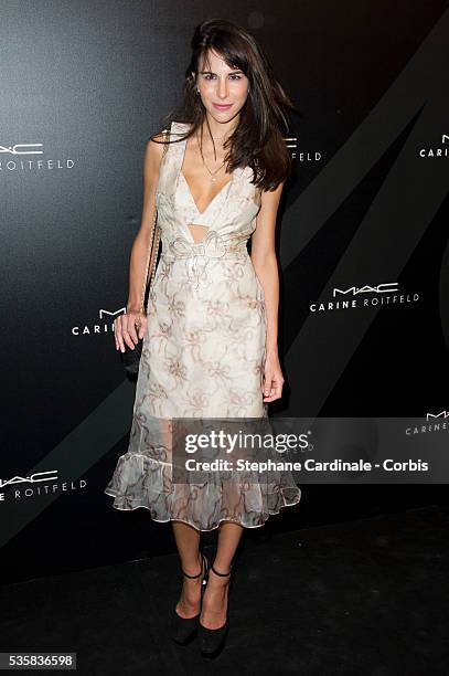 Caroline Sieber attends LE BAL hosted by MAC and Carine Roitfeld as part of Paris Fashion Week Spring / Summer 2013 at Hotel Salomon de Rothschild,...