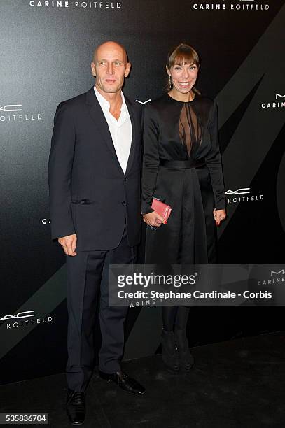 Mathilde Meyer and Anthony Meyer attend LE BAL hosted by MAC and Carine Roitfeld as part of Paris Fashion Week Spring / Summer 2013 at Hotel Salomon...