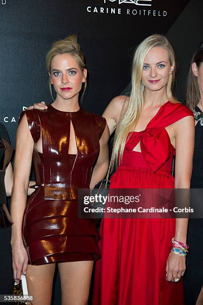 Virginie Courtin-Clarins and Jenna Courtin-Clarins attend LE BAL hosted by MAC and Carine Roitfeld as part of Paris Fashion Week Spring / Summer 2013...