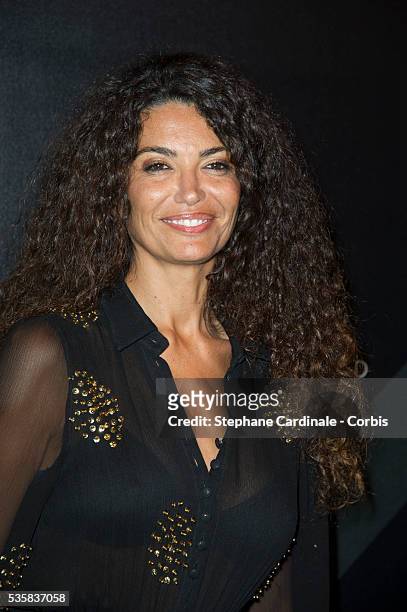 Afef Jnifen attends LE BAL hosted by MAC and Carine Roitfeld as part of Paris Fashion Week Spring / Summer 2013 at Hotel Salomon de Rothschild, in...